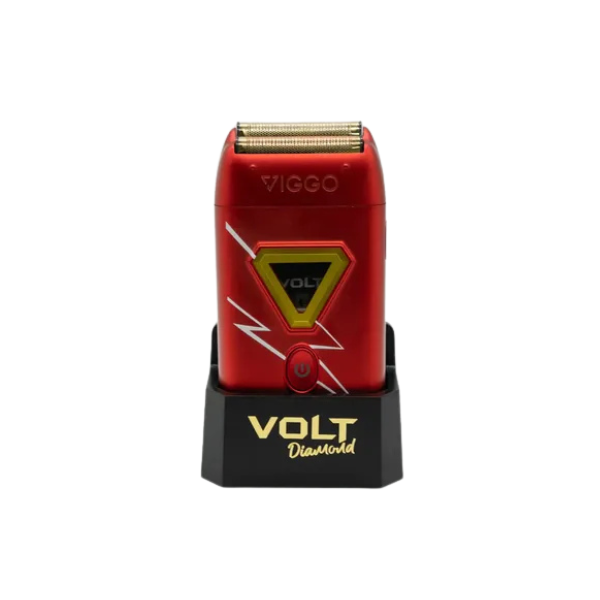 SHAVER VIGGO VOLT DIAMOND MOTOR VECTOR ROJA