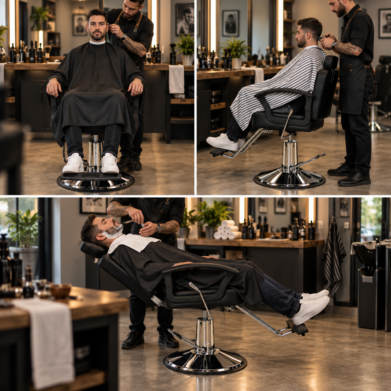 SILLON PROFESIONAL DE BARBERIA SORELLA 4