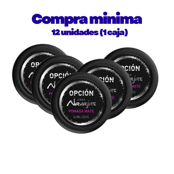 POMADA OPCION X NAVAJAS 12UNIDADES