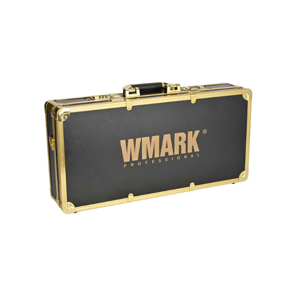 MALETIN WMARK RIJIDIO NEGRO/DORADO