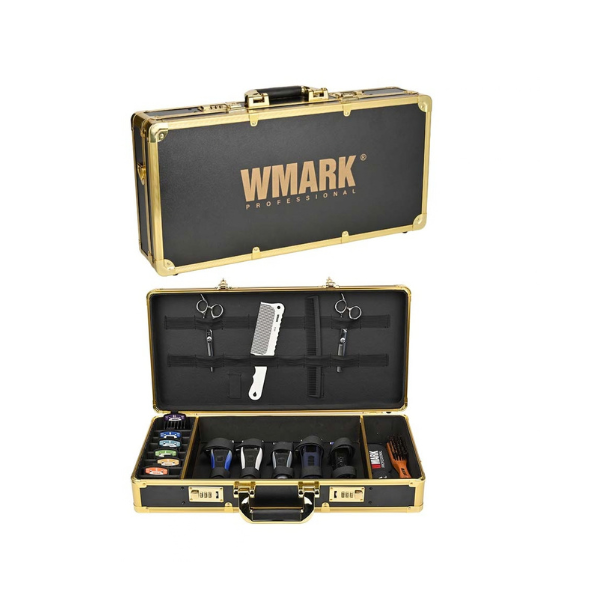 MALETIN WMARK RIJIDIO NEGRO/DORADO 2