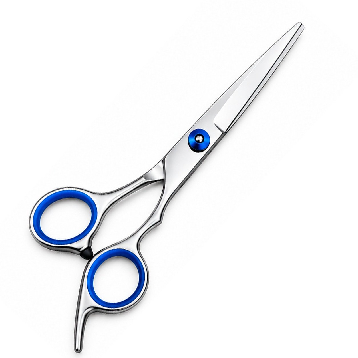 TIJERA DE CORTE FILO DULCE PUNTO AZUL PREMIUM 6"