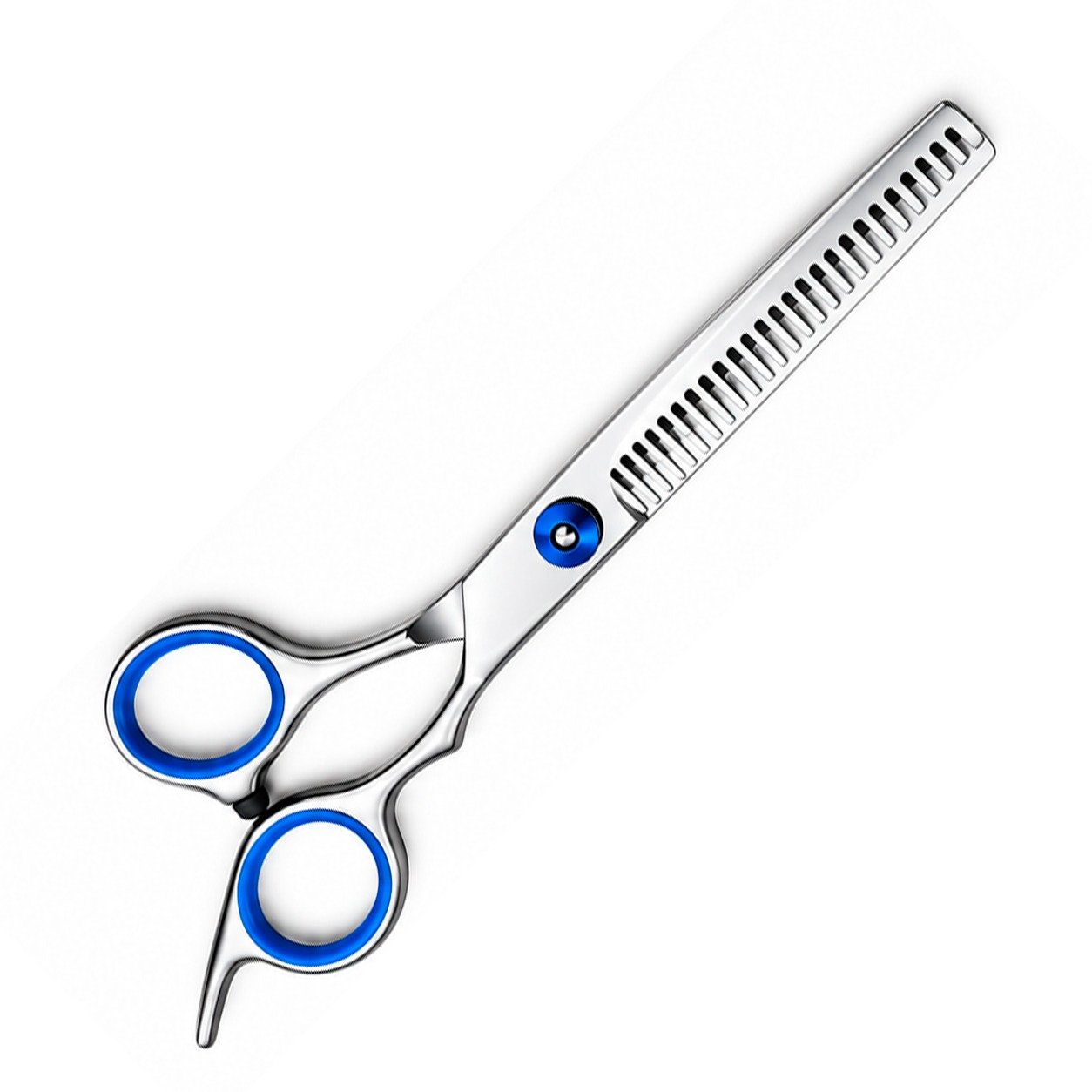 TIJERA DE PULIR FILO DULCE PUNTO AZUL PREMIUM 6"